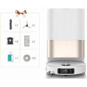 Robotstofzuiger - Ultra Compleet - 12000Pa - Zelfreinigende Mop - Automatische Lediging