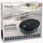 Robotstofzuiger met Dweilfunctie - 1800 Pa - 90 Min - Tot 120m² - Stil 55 dB - Compact Ø25 cm