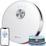 Robotstofzuiger met Dweilfunctie en LiDAR Navigatie - 4000Pa Zuigkracht - App & Alexa Bediening