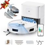 Robotstofzuiger met Dweilfunctie en Zelfledigend Station voor Huisdieren