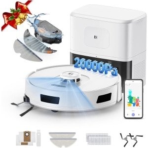 Robotstofzuiger met Dweilfunctie en Zelfledigend Station voor Huisdieren