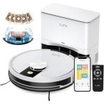 Robotstofzuiger met Dweilfunctie en Zelflegstation - Slimme Navigatie & App Bediening