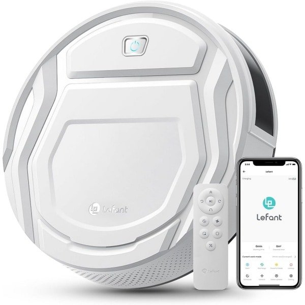 Robotstofzuiger met Hoog Vermogen 2200Pa, WiFi en App Bediening