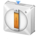 Robotstofzuiger voor ramen - Lasersensor - Robot voor het reinigen van glas aan de muur thuis - App-bediening - Dubbele waternevel - Sterke stofzuiger - Wit