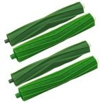 Rolborstel Accessoires voor Robotstofzuiger - Hoofdborstel met 4 Rubber Borstels voor Efficiënt Stofzuigen