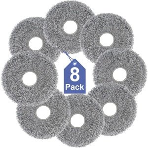 Schoonmaakdoekjes voor robotstofzuigers - verbeterde microvezel, wasbaar en herbruikbaar