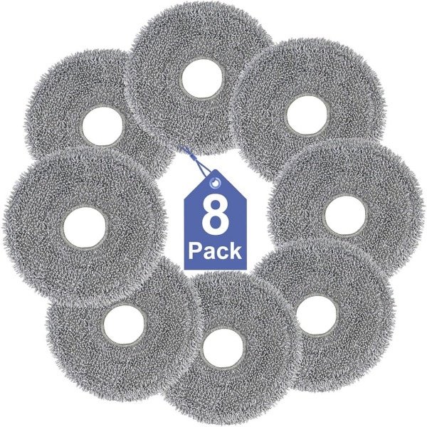 Schoonmaakdoekjes voor robotstofzuigers - verbeterde microvezel, wasbaar en herbruikbaar