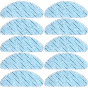 Set van 10 wasbare reinigingsdoeken voor robotstofzuigers - Geschikt voor diverse Deebot modellen - Vervangingsonderdelen.