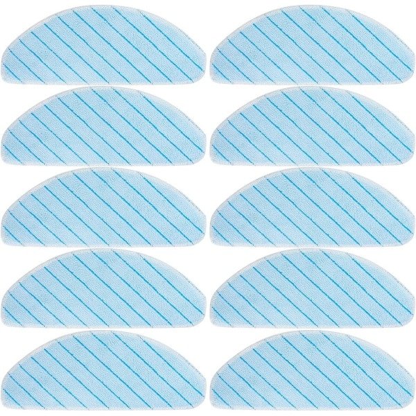 Set van 10 wasbare reinigingsdoeken voor robotstofzuigers - Geschikt voor diverse Deebot modellen - Vervangingsonderdelen.