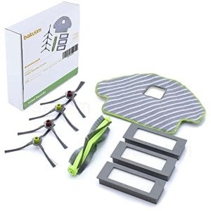 Set van 4 zijborstels met rol en moppen voor robotstofzuigers