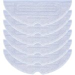 Set van 6 Microvezel Mopdoeken voor Robotstofzuiger - Vervangingsaccessoires voor Effectieve Reiniging
