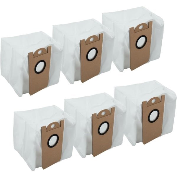 Set van 6 Stofzuigerzakken - Vervangende Stofzuigerzakken - Stofzakken voor T10+ Robotstofzuiger - Reserveonderdelen - Accessoires