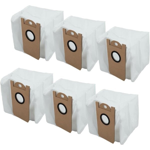 Set van 6 vervangende stofzuigerzakken voor robotstofzuiger - reserveonderdelen - accessoires