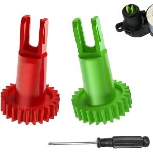 Smoakez - Reserveonderdelen voor robotstofzuiger - Zijborstel, motor, transmissie - Geschikt voor Ecovacs Deebot modellen - Inclusief schroevendraaier - Set van 2