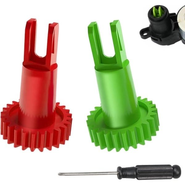 Smoakez - Reserveonderdelen voor robotstofzuiger - Zijborstel, motor, transmissie - Geschikt voor Ecovacs Deebot modellen - Inclusief schroevendraaier - Set van 2