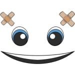 Sticker Gezicht Ogen voor Robotstofzuiger en Dweilrobot - Decoratieve Stickerset