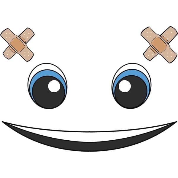 Sticker Gezicht Ogen voor Robotstofzuiger en Dweilrobot - Decoratieve Stickerset