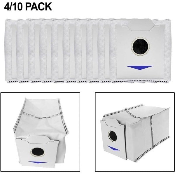 Stofzakken 10 Stuks compatibel met DEEBOT N30 Robotstofzuiger - Vervangende Onderdelen en Accessoires - Hoge Kwaliteit