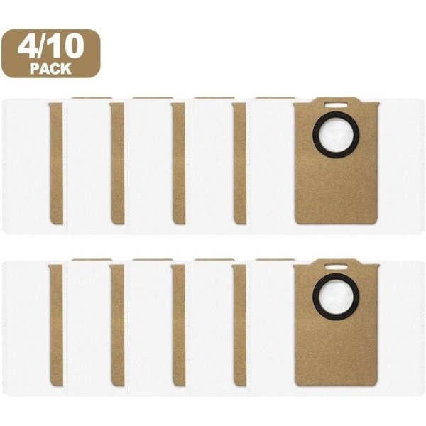 Stofzakken Robotstofzuiger Accessoires - Vervanging 10 Stuks - Geschikt voor Mova E20 Plus, Pro-Scenic Q8 Max, Honor en Keuze R3 Plus