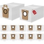 Stofzakken compatibel met robotstofzuigers - Set van 12 - Hoge capaciteit - Reserveonderdelen voor Xiaomi/Dreame robots - Accessoireset met grote capaciteit.