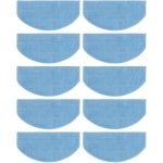 Stofzuiger Dweildoekjes - Vervangende Accessoires voor Robotstofzuigers - Set van 10 Stuks - Ultrafijne Vezels - Geschikt voor Verschillende Merken zoals Tikom en Honiture - Hoogwaardige Kwaliteit