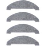 Stofzuiger Mop Doeken 4 Stuks, Vervanging Fiber Veegmachine Reiniging Mop Doek, Geschikt voor Robotstofzuiger, Accessoires