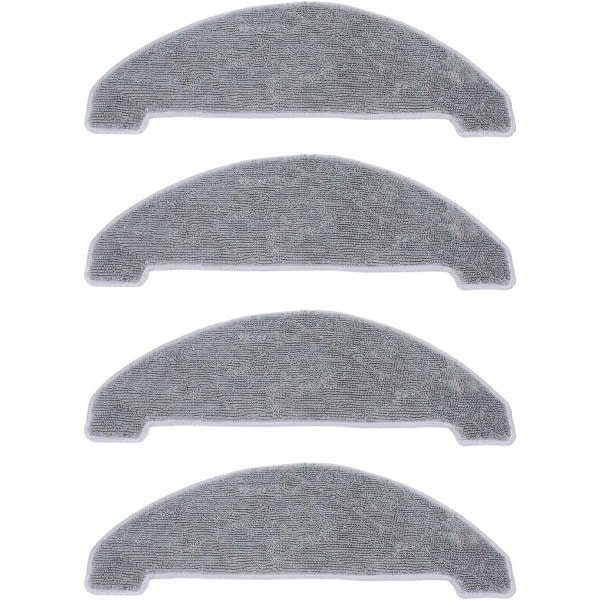Stofzuiger Mop Doeken 4 Stuks, Vervanging Fiber Veegmachine Reiniging Mop Doek, Geschikt voor Robotstofzuiger, Accessoires