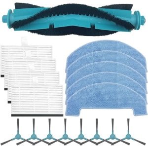 Vervangende Accessoires voor Robotstofzuiger - 18-delige Set met Hoofdborstel en Dweildoeken