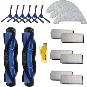 Vervangende Accessoireset voor Robotstofzuigers - 17 Pakketten met Hoofdborstels, Filters, Zijborstels en Dweildoeken
