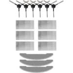 Vervangende accessoireset voor dweilrobots - 6 zijborstels, 6 HEPA-filters, 3 schoonmaakdoekjes