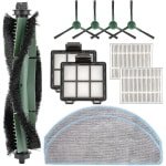 Vervangende onderdelen voor robotstofzuiger en dweil - 11 stuks inclusief rolborstel, dweilpads en filters