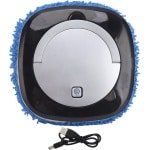 Vloermoprobot Krachtige stofzuiger met hoge efficiëntie Intelligente werk- en dweilrobot met watertank voor kantoor en thuis (zilver)