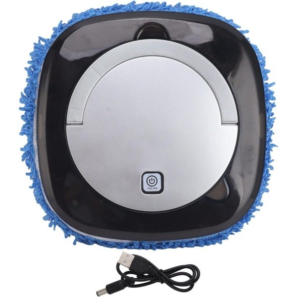 Vloermoprobot Krachtige stofzuiger met hoge efficiëntie Intelligente werk- en dweilrobot met watertank voor kantoor en thuis (zilver)