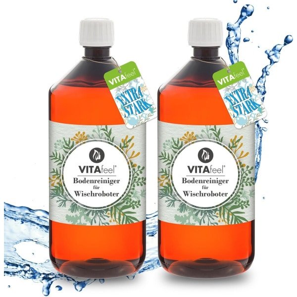 Vloerreiniger voor Dweilrobots - 2000 ml - Streepvrij en Sneldrogend - Ideaal voor Laminaat, Tegels, Parket en PVC