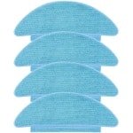 Wasbare Reiniging Mop Doek Vervanging voor Robotstofzuigers - Set van 4 - Geschikt voor diverse merken