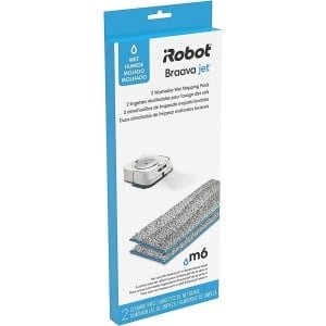 Wasbare natte pads voor dweilrobot