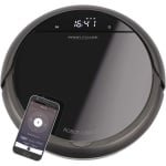 Wifi Verbonden Robotstofzuiger - Zwart - Roterende Zijborstels - 4 Reinigingsprogramma's - 61 dB - Afstandsbediening en Accessoires