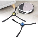 Zijborstel voor stofzuiger 14 x 14 cm - Zachte vervangende zijborstel ABS - Geschikt voor A9 A7 V8s robotstofzuiger - Vervangende stofzuiger .