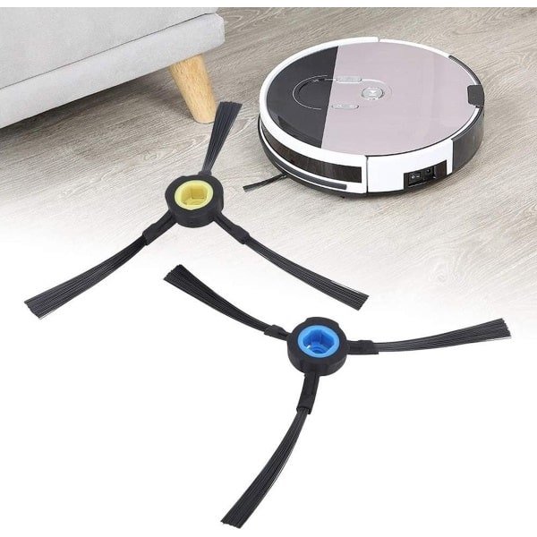 Zijborstel voor stofzuiger 14 x 14 cm - Zachte vervangende zijborstel ABS - Geschikt voor A9 A7 V8s robotstofzuiger - Vervangende stofzuiger .