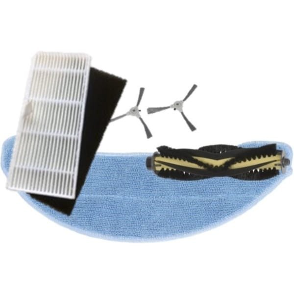 Zoef Robot - Accessoire set robotstofzuiger Jannie met Gyroscoop - met hoofdborstel en dweil