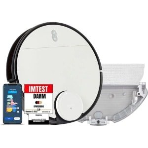 Zyrex® Robotstofzuiger huisdieren - Robotstofzuiger - Stofzuiger - Wit -‎36cm x 36cm x 11cm