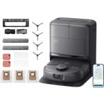 eufy Robotstofzuiger C28, HydroJet Zelfreinigende Dweil en Vervangingssets, 15.000 Pa Turbo Zuigkracht, 5-In-1 Robotstofzuiger & Dweil Voor Thuis, Anti-Klit Ontwerp, AI-Obstakelherkenning