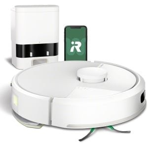 iRobot Roomba® 105 Combo + AutoEmpty Dock - Robotstofzuiger met Dweilfunctie - Wit (Y3512)