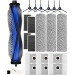 21stuks robotstofzuiger vervangingsonderdelen - geschikt voor Ecovacs Deebot x8 pro omni - met 6 stofzakken - 4 hepa filter - 6 zijborstels - 3 rolmoppen - 1 hoofdborstel - 1 borstel