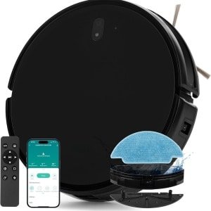 Dweilrobot - Dweilsysteem - Vloerreiniger - Met App - Zwart