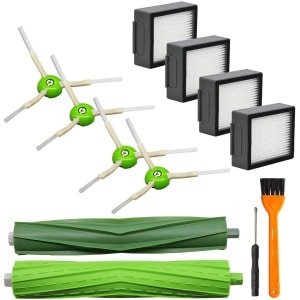 HEPA Filter Vervangingsset - 12 Delige Set Inclusief Filters En Rollen - Geschikt Voor Veel Merken Van Robotstofzuigers