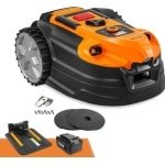 Robotmaaier - Automatische Grasmaaier - Tuinmaaier - Robotgrasmaaier - Maairobot - Zonder Begrenzingskabel - Geschikt Tot 800 m² - Optische Navigatie & Automatisch Opladen