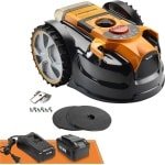 Robotmaaier - Robotgrasmaaier - Automatisch Grasmaaier - Draadloze Maaier - Robot Grasmaaier - Tot 200 m² - Spiraalmaaifunctie & Verstelbare Maaihoogte