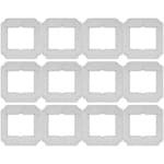 Wasbare dweildoeken - geschikt voor ECOVACS Winbot Mini-W - MINIT - WINBOT MINI - voor robotstofzuiger accessoires - Microvezeldoeken - Reinigt vlekken en stof - Vervangende doeken - 210*216MM - 12 pack