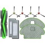 onderhoudsset robotstofzuiger - 9 stuks - geschikt voor iRobot Roomba Combo 113 - Onderhoudsset alternatief voor 4719025 - voor robotstofzuiger met dweilfunctie